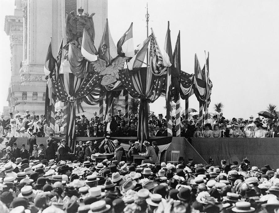 President McKinleys Last Address - Pan-American Exposition - 1901 Photograph by War Is Hell Store