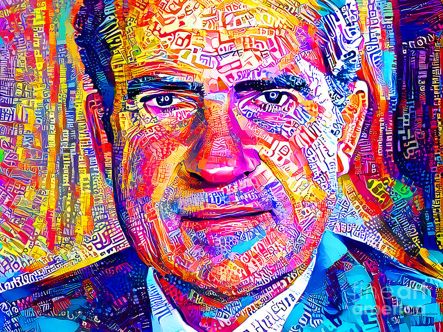 President Richard Nixon In Vibrant Modern Contemporary Urban Style 20210710 v2 Photograph by Wingsdomain Art and Photography