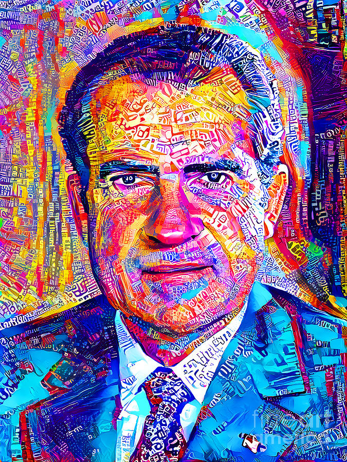 President Richard Nixon In Vibrant Modern Contemporary Urban Style 20210710 Photograph by Wingsdomain Art and Photography