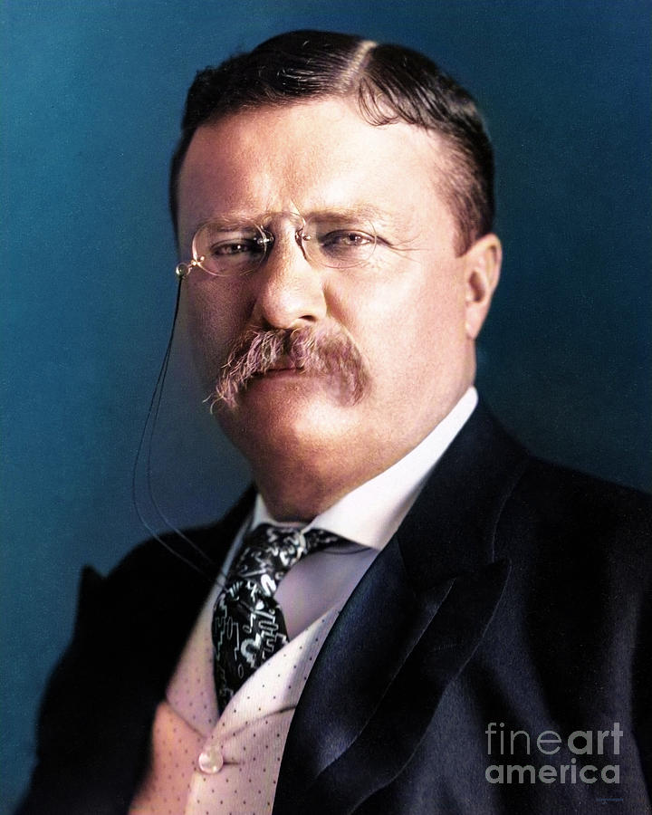 President Theodore Teddy Roosevelt Jr 20210327 Photograph by Wingsdomain Art and Photography