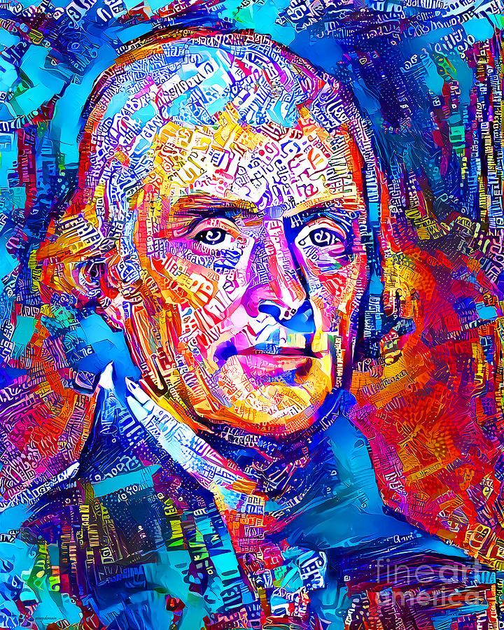 President Thomas Jefferson In Vibrant Modern Contemporary Urban Style 20210710 Photograph by Wingsdomain Art and Photography