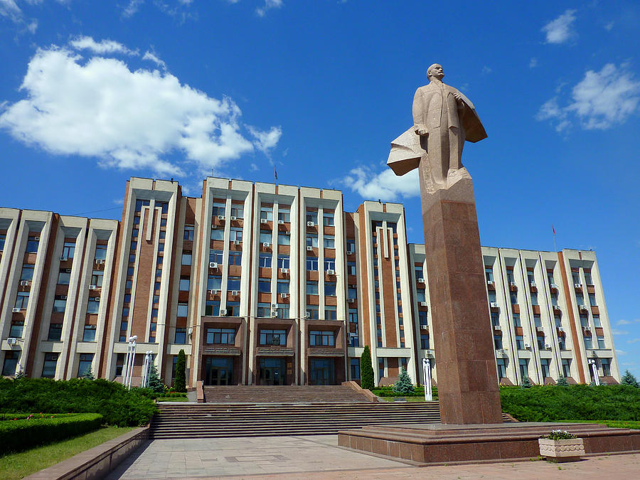 Presidential Palace in Tiraspol Photograph by Frans Sellies