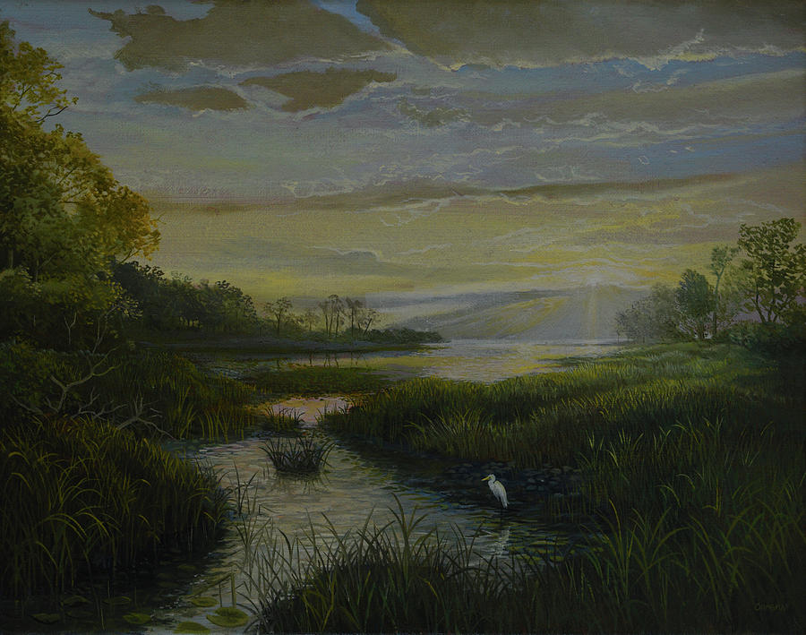 Presque Isle Bay Painting by Charles Owens