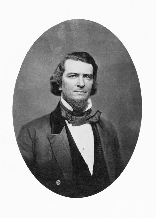 Preston Brooks Portrait - Circa 1856 Photograph by War Is Hell Store