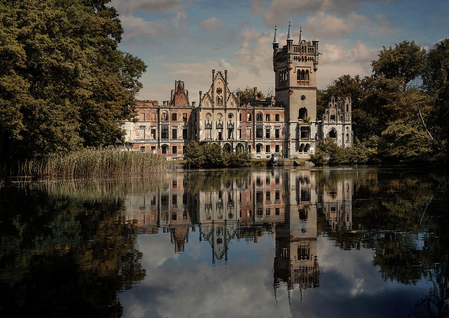 Pretty abandoned castle Photograph by Jaroslaw Blaminsky