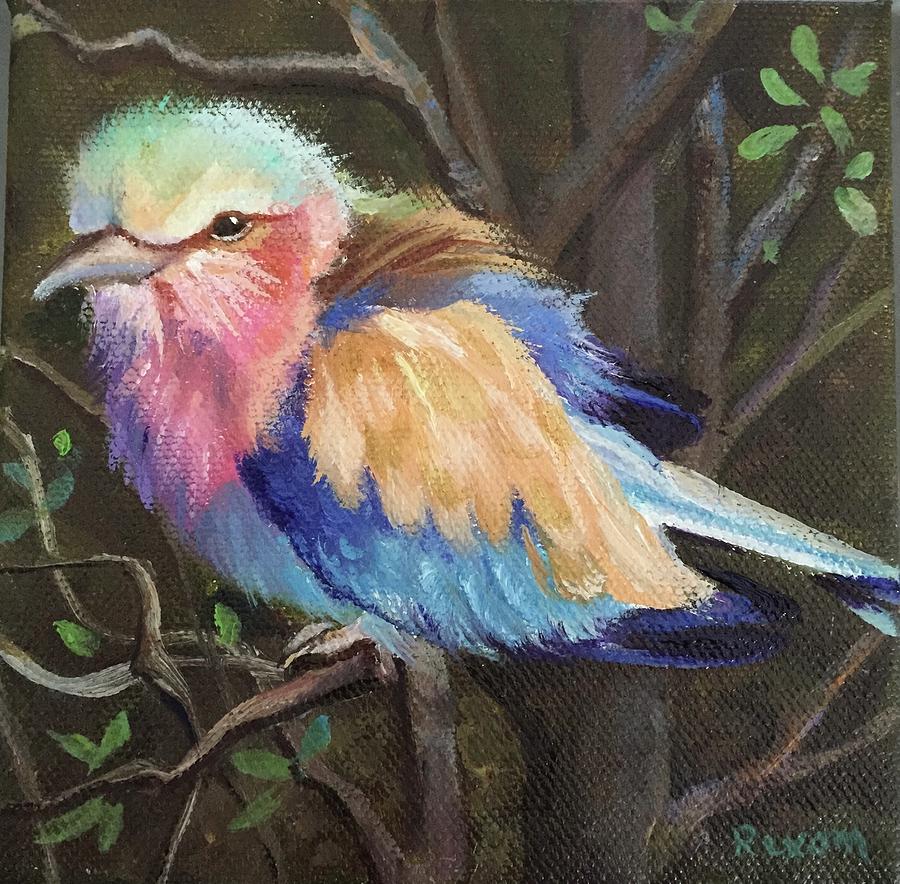 Pretty Bird Painting by Judy Rixom