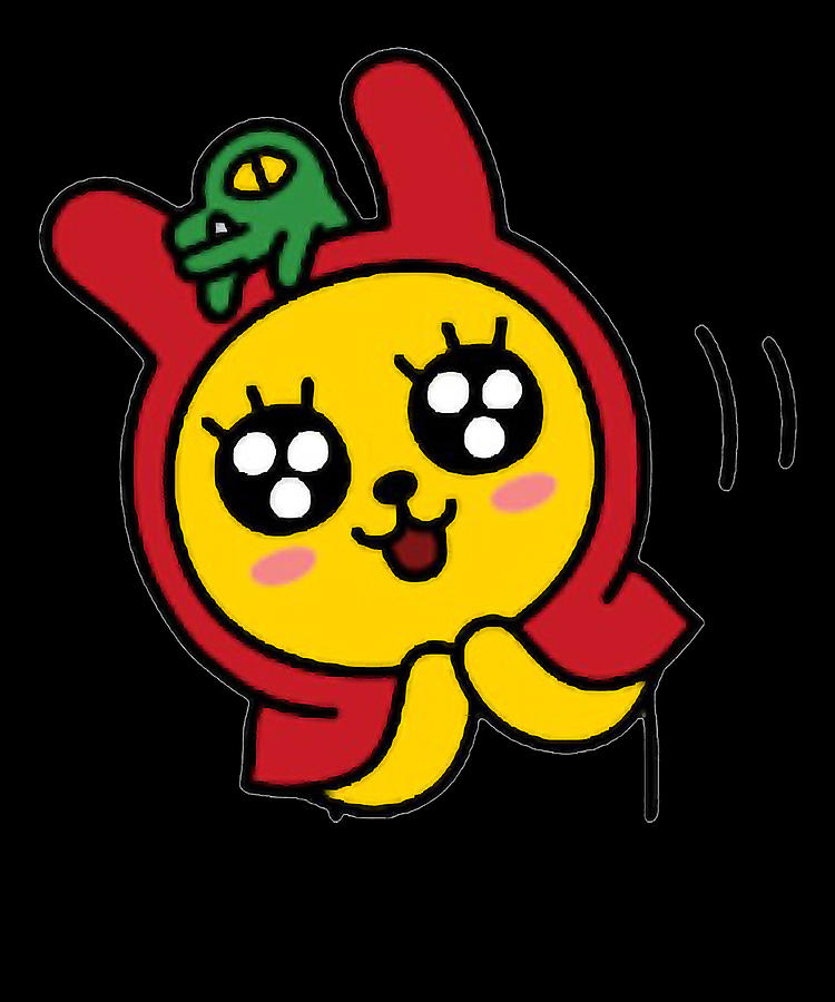 Pretty Friendly Sociable Horror Kakaotalk Friends Muzi Ryan Kakao Friends Cute Fun Digital Art 3217