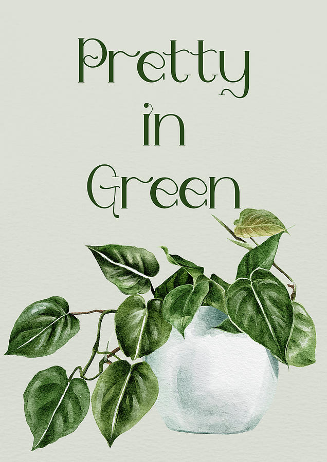Pretty In Green Digital Art by Sambel Pedes