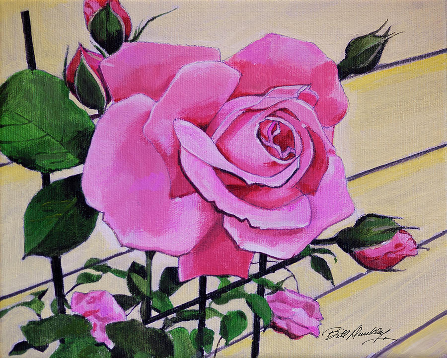 Pretty in Pink Painting by Bill Dunkley