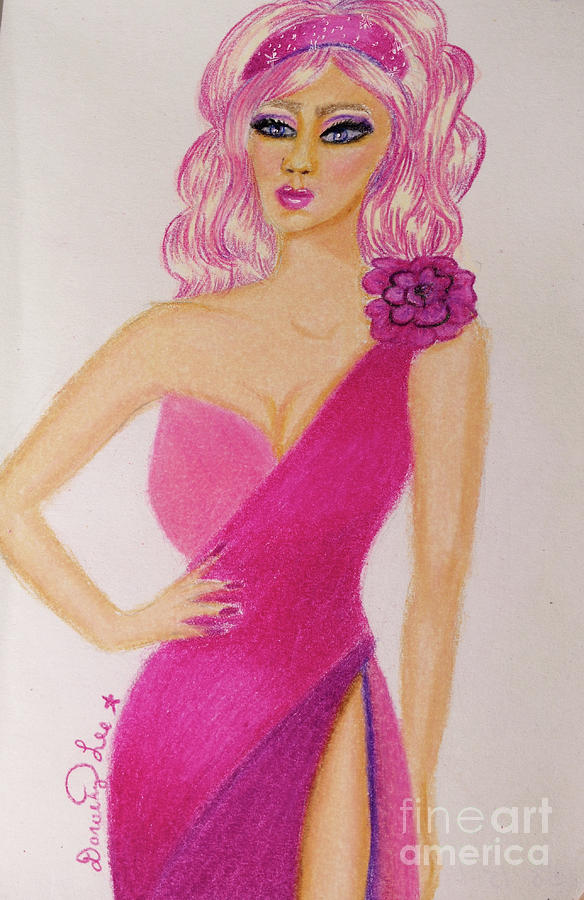 Pretty In Pink Painting by Dorothy Lee
