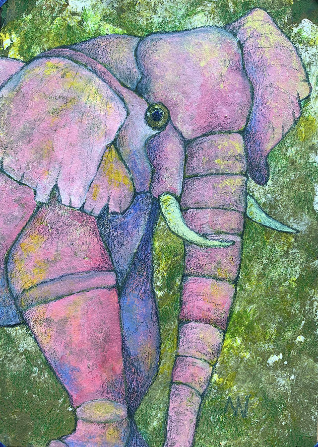 Pretty in Pink Elephant Photograph by AnneMarie Welsh
