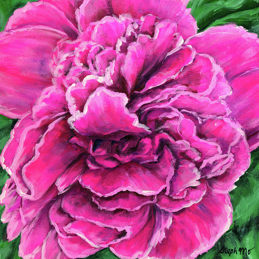 Pretty in Pink Painting by Steph Moraca - Fine Art America