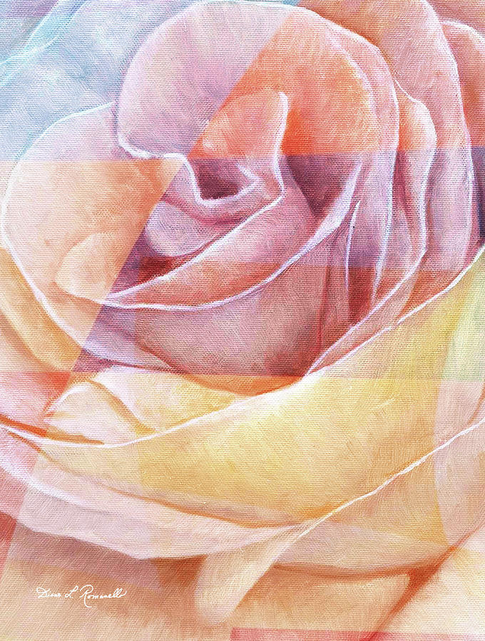 Pretty Lady Rose Painting by Diane Romanello