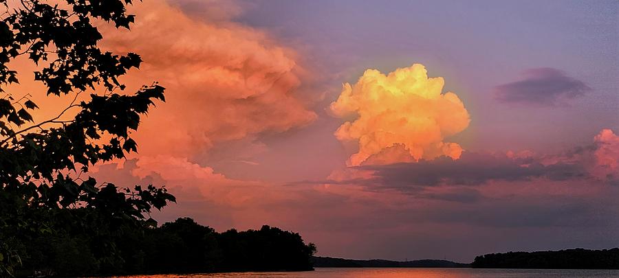 Pretty Little Storms At Sunset Photograph