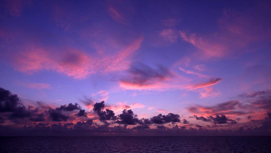 Pretty Pink Clouds at Sunset Photograph by Ocean View Photography ...