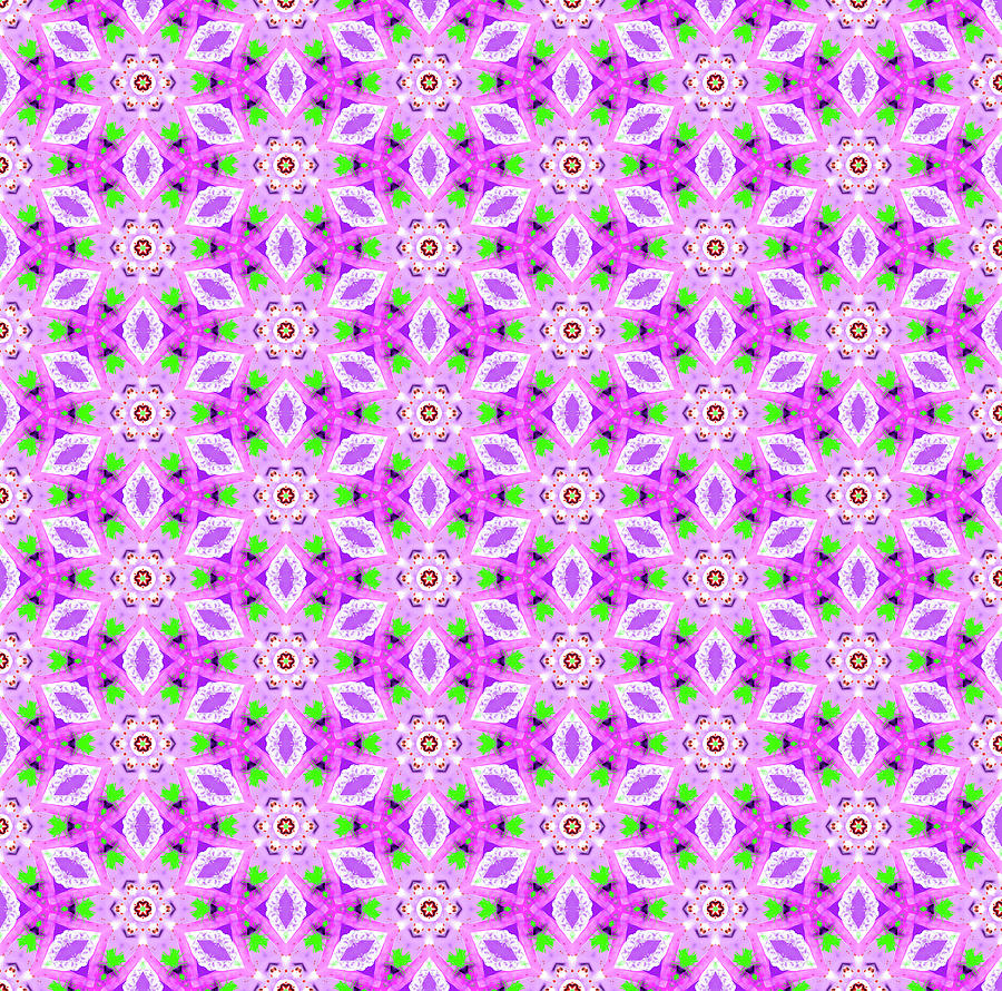 Pretty Pink Kaleidoscope Pattern 1 Photograph by Marianne Campolongo