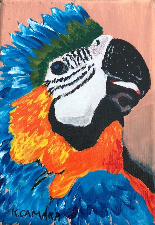 Pretty Polly Painting by Kathie Camara