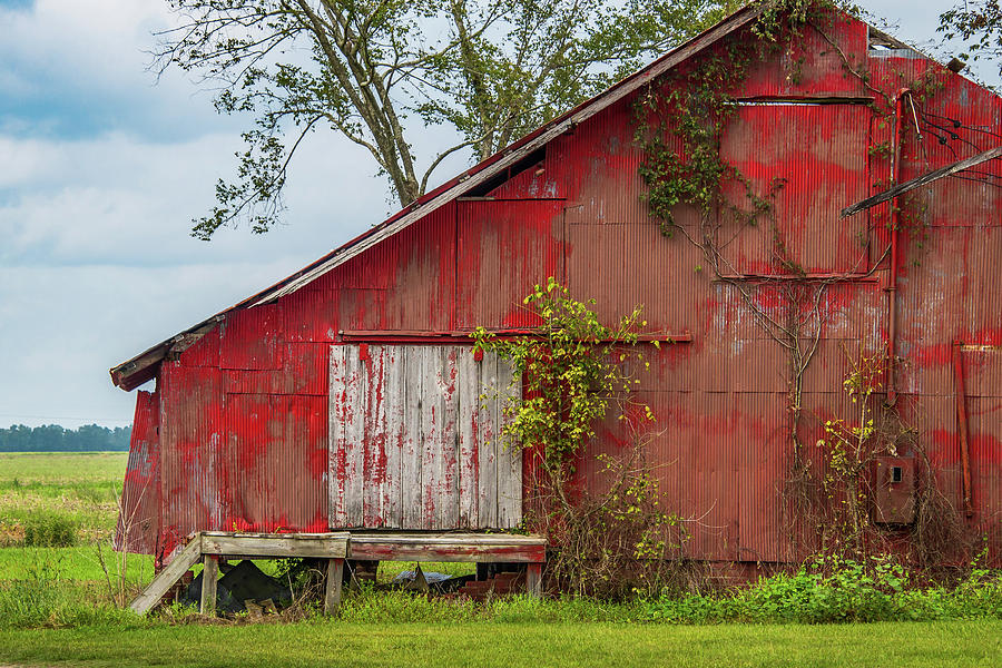 Pretty Red Barn Photograph by Cyndi Goetcheus Sarfan
