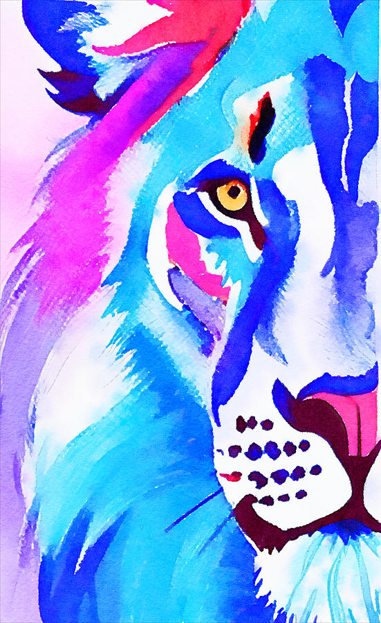 Lion Digital Art - Pride 4 by Pamela Cooper