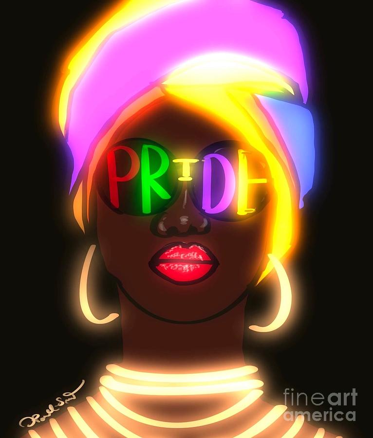 Pride Digital Art by D Powell-Smith