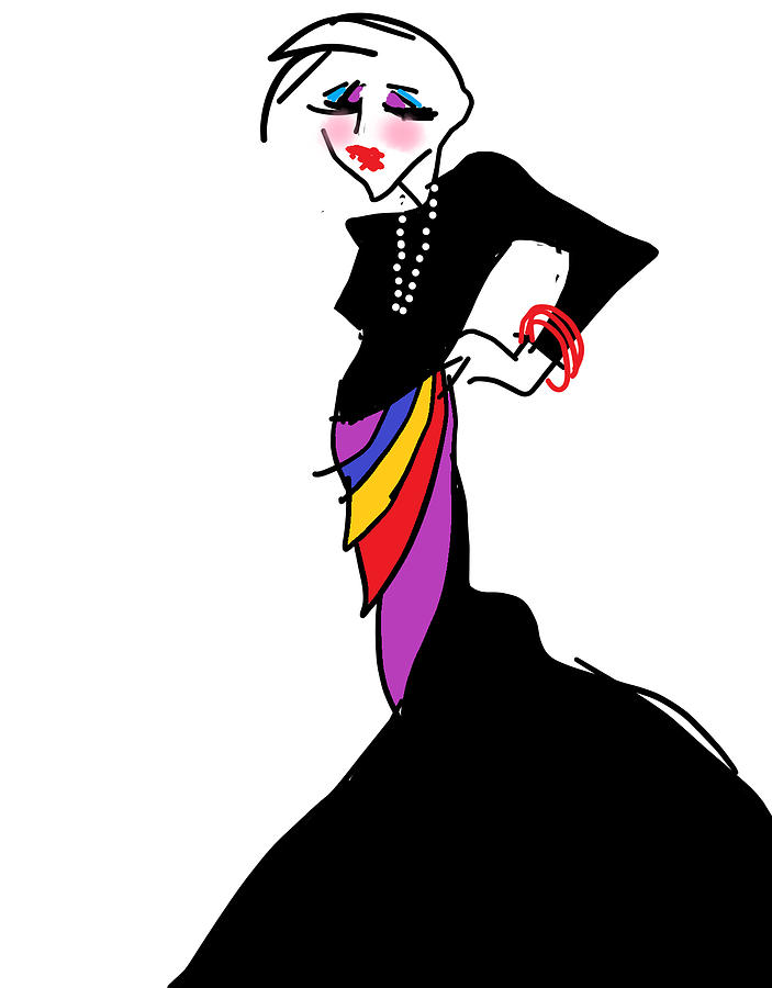 Pride Dress Drawing by Irwin Karabell | Fine Art America