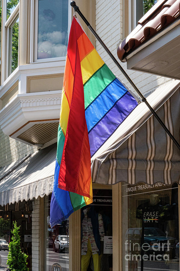 PRIDE Flag Photograph by Bob Phillips