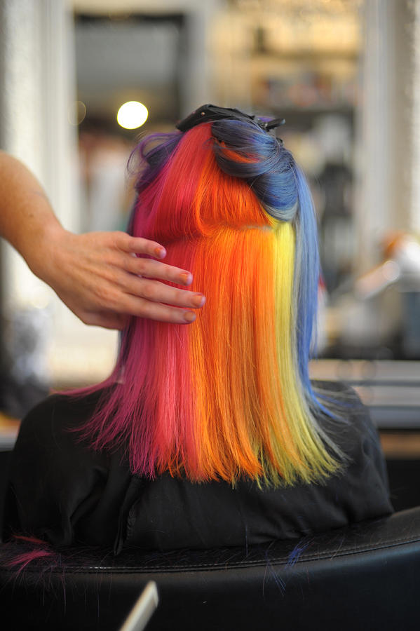 Pride hair Photograph by Quirky images of people and places N.America and Europe
