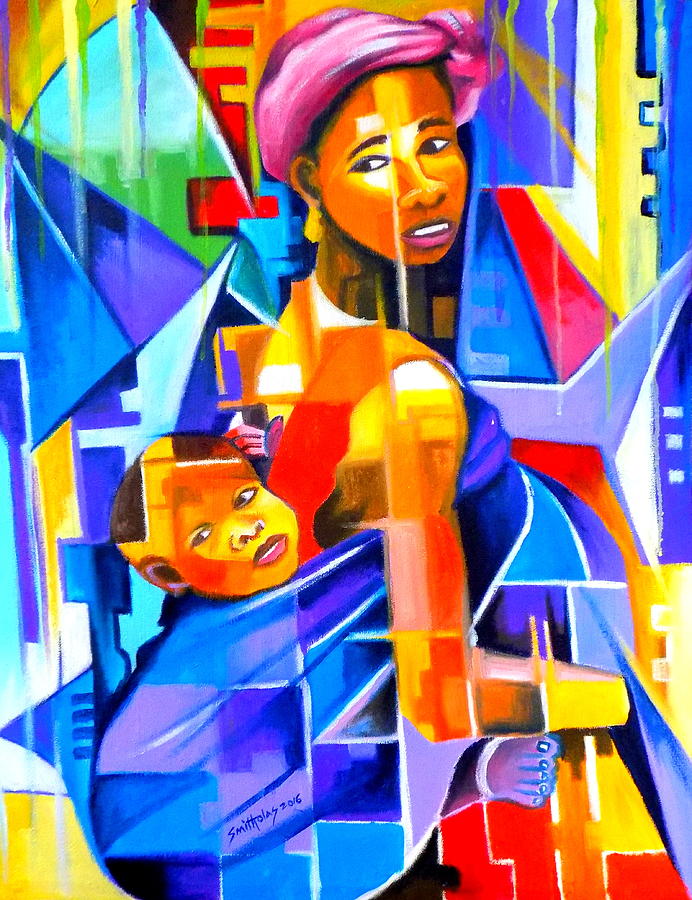 Pride Of African Woman Painting by Olaoluwa Smith