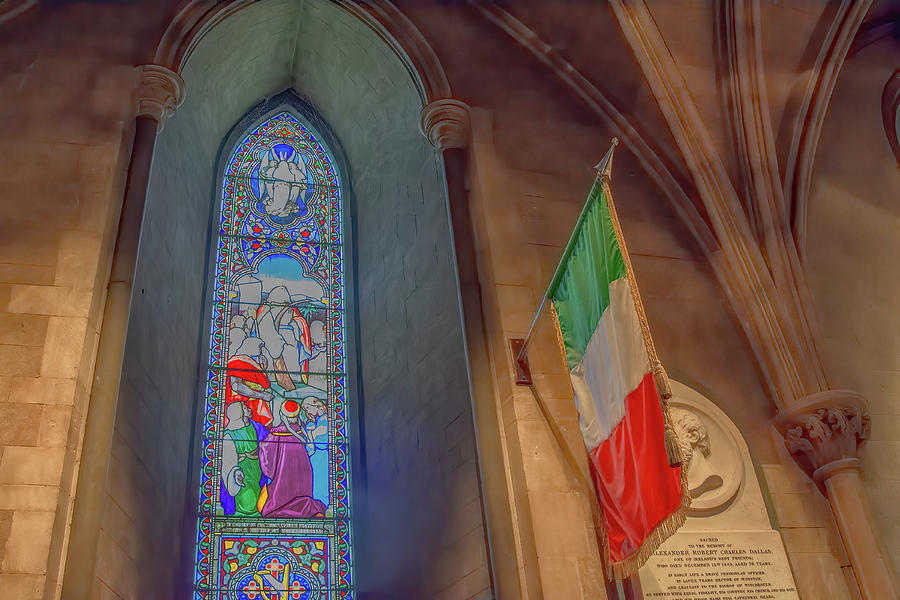 Pride of Ireland, St. Patricks Cathedral Photograph by Marcy Wielfaert