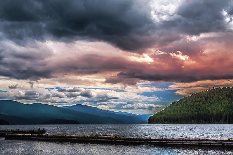 Priest Lake Calm Photograph by David Patterson