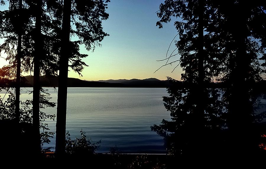 Priest Lake From The Deck Photograph by Jerry Sodorff