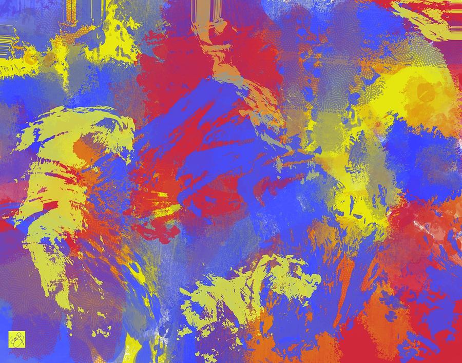 Primary Colors Digital Art by Eileen Backman