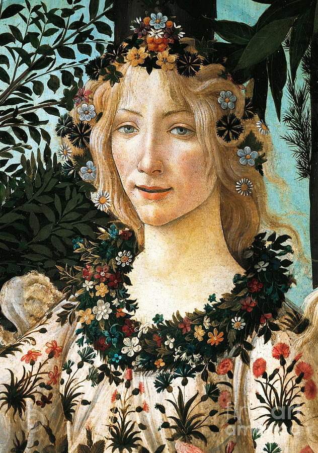 Primavera - Flora Painting by Sandro Botticelli