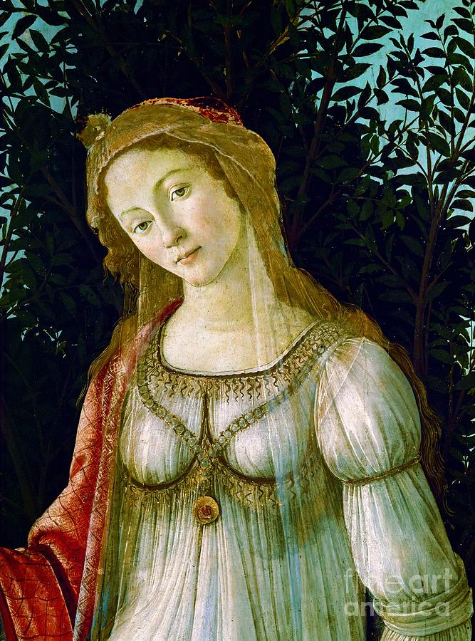 Primavera - Venus Painting by Sandro Botticelli