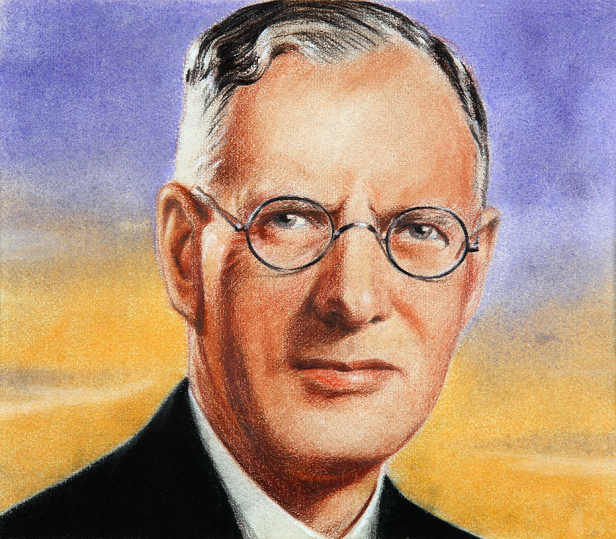 Prime Minister John Curtin - William Timym Painting by War Is Hell Store