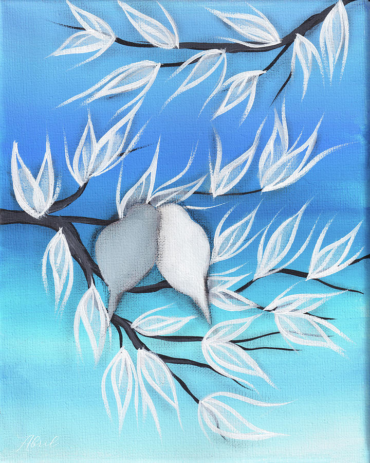 Primer Invierno  Painting by Abril Andrade