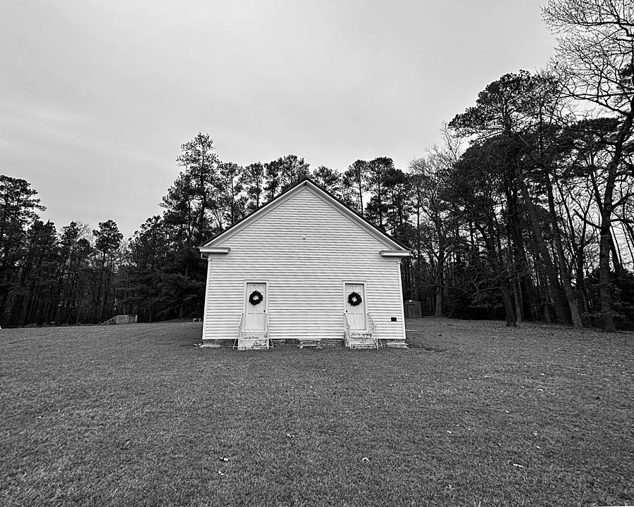 Primitive Baptist Church BW Photograph by Lee Darnell