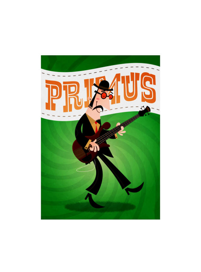 Primus Band Logo Merch Digital Art by Mega Adeira Pixels