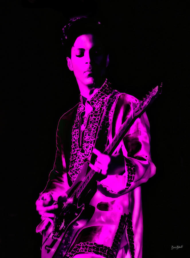 Prince at Cochella Digital Art by Bruce Block
