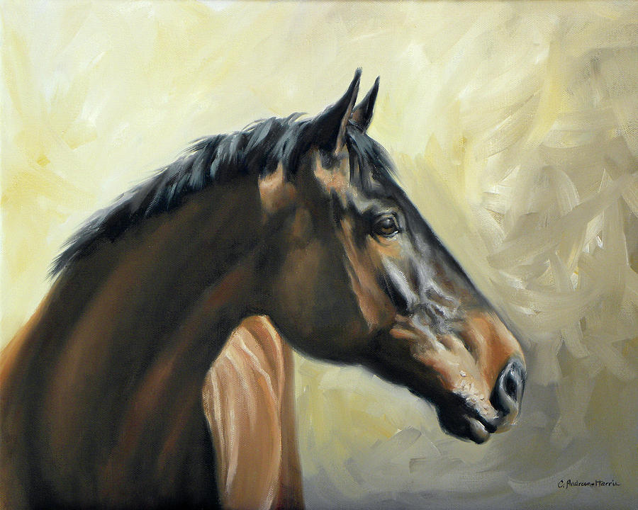 Equine Painting - Prince Charming by Carole Andreen-Harris