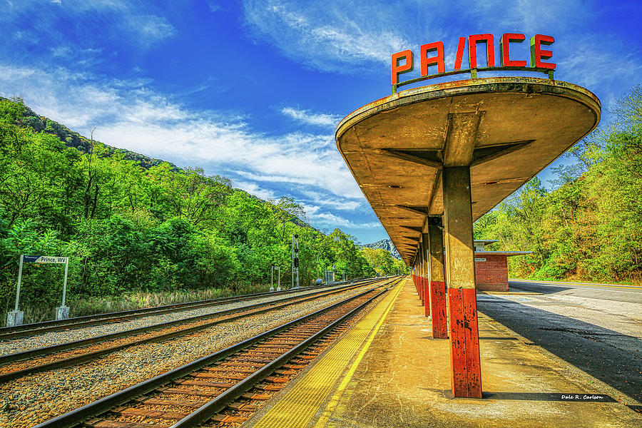 Prince Depot Platform Photograph by Dale R Carlson