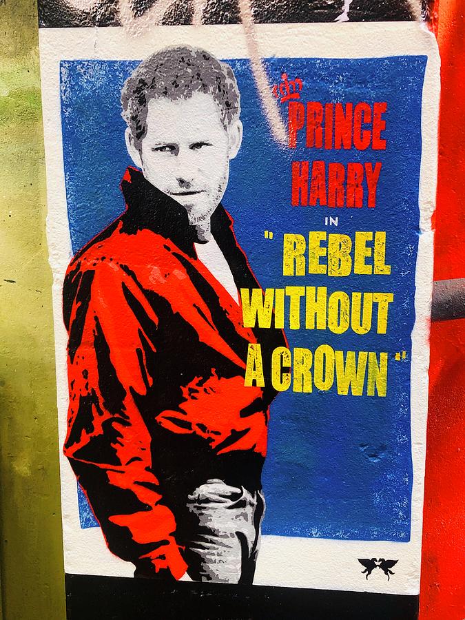 Prince Harry a rebel without a crown  Photograph by Funkpix Photo Hunter