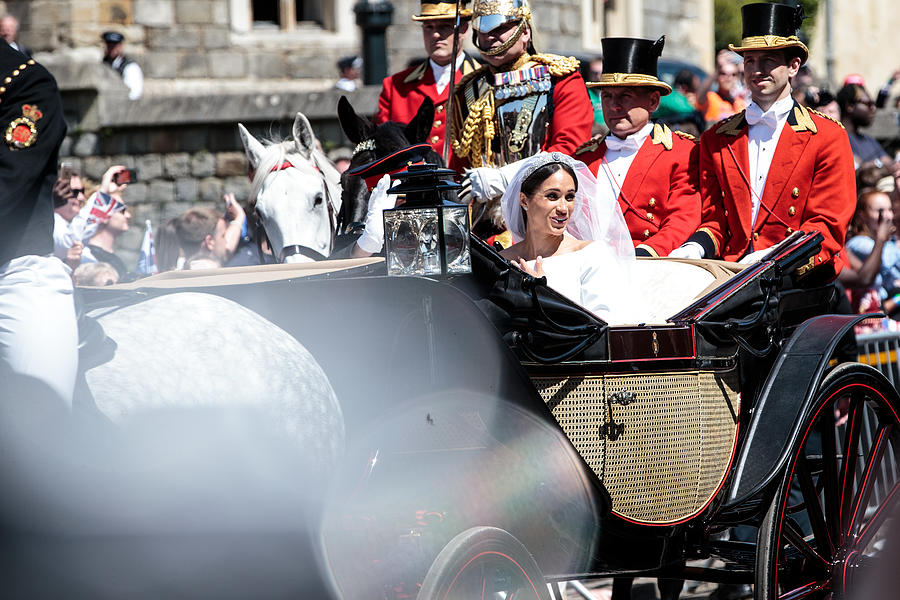 Prince Harry Marries Ms. Duchess of Sussex - Procession Photograph by Jack Taylor