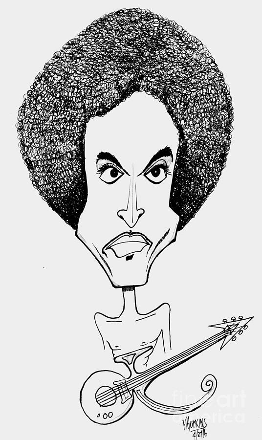 Prince Drawing by Michael Hopkins Prince Drawing by Michael Hopkins