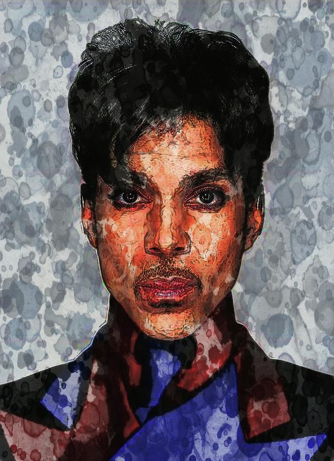 Prince Portrait Digital Art by Bob Smerecki - Pixels