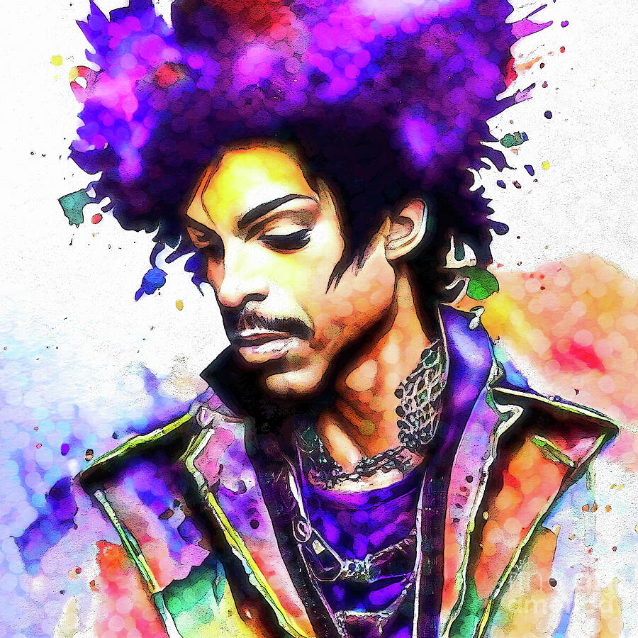 Prince Painting - Prince by Tina LeCour