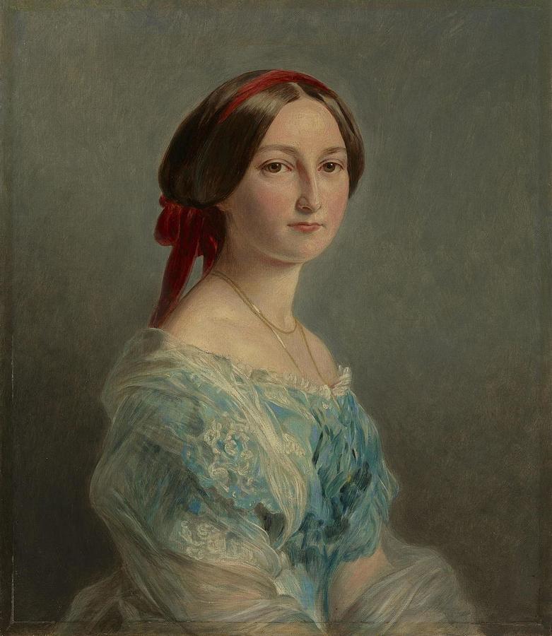 Princess Adelaide of Hohenlohe-Langenburg 1835-1900 Painting by William ...