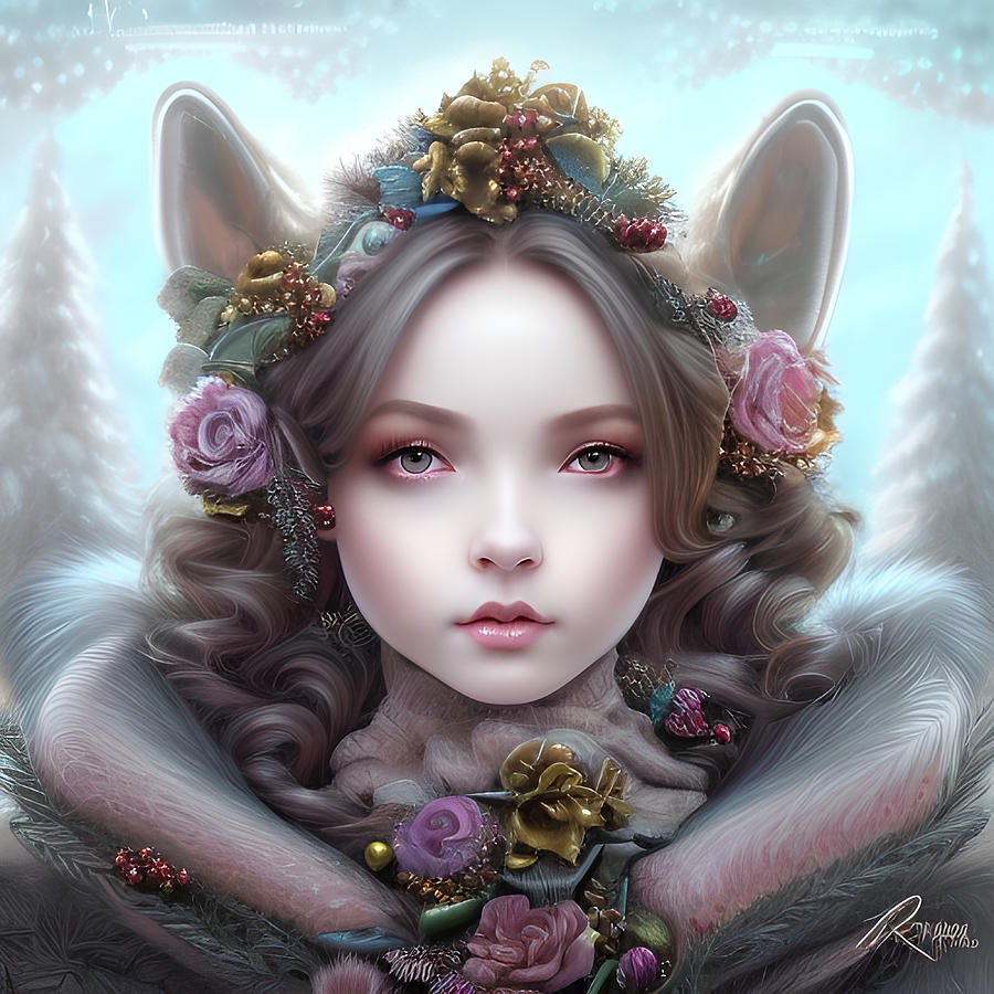 Princess August Queen In Waiting Portrait Digital Art by Bella Frenchy ...