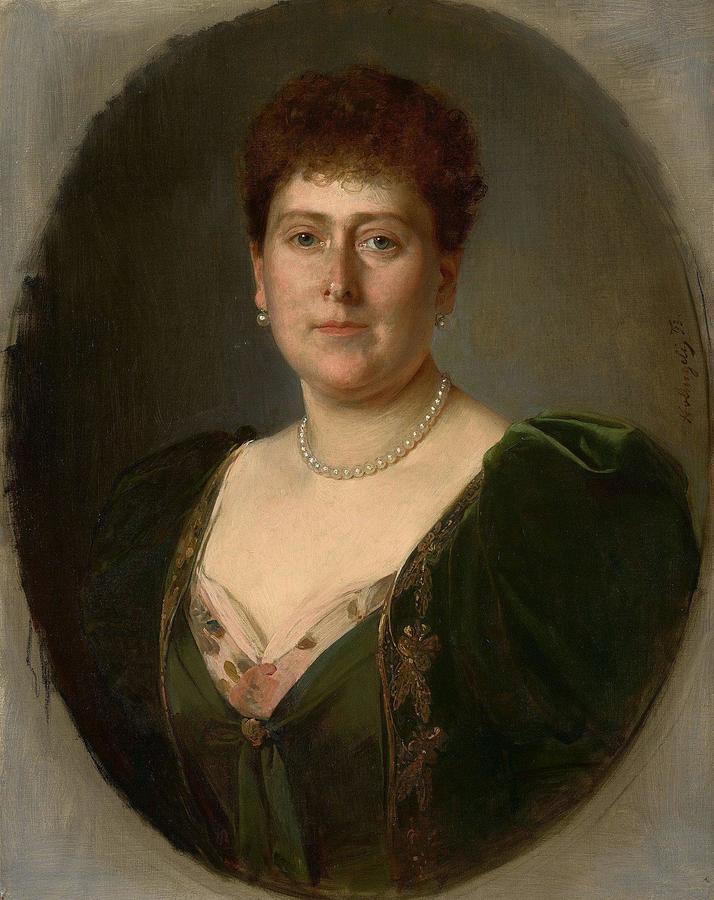 Princess Beatrice Princess Henry of Battenberg 1857-1944 Painting by ...