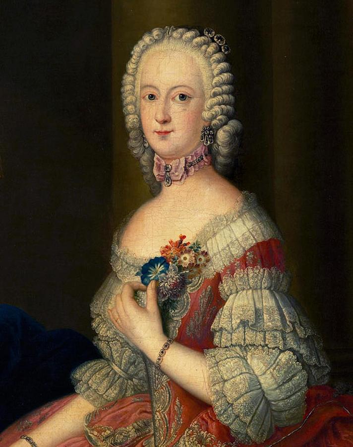 Princess Charlotte of Prussia 1716-1801 later Duchess of Brunswick ...